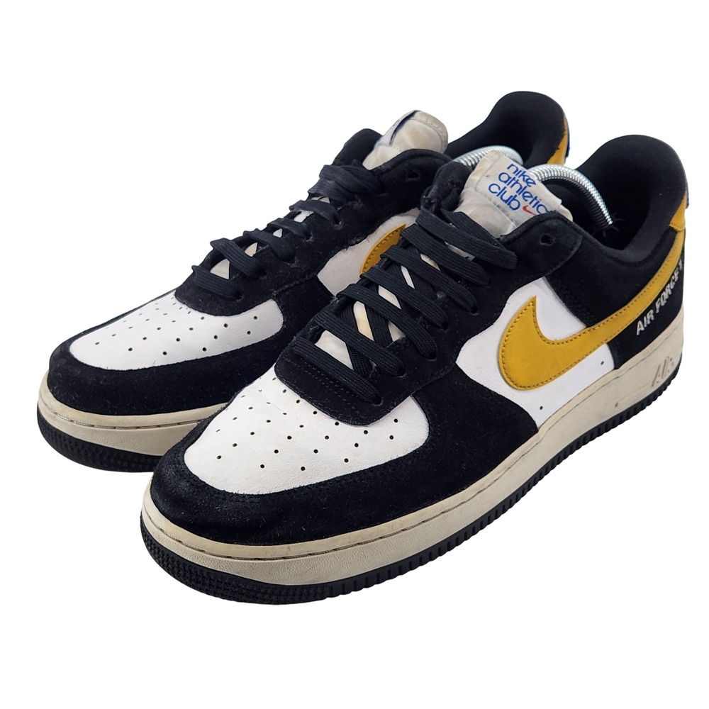 Nike‎ Air Force 1 07 LV8 Athletic Club Mens 10.5 Black Yellow DH7568-002